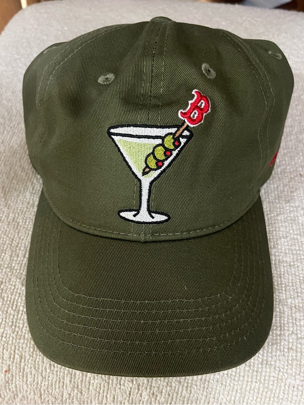 Limited Edition Boston Red Sox Dirty Martini Embroidered Baseball Cap
